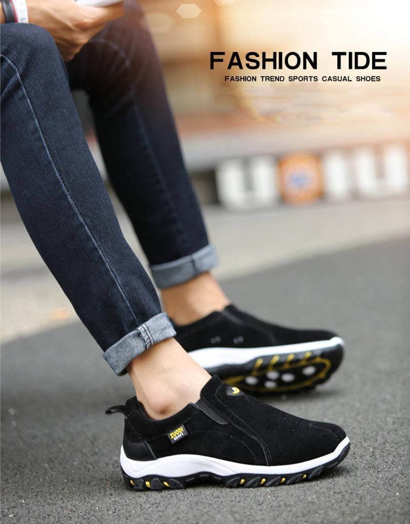 Men's Breathable Lightweight Slip-On Walking Shoes for Outdoor