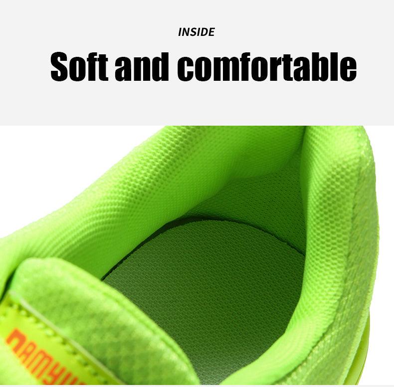Men's Breathable Knit Running Sneakers Air Cushion Gym Shoes