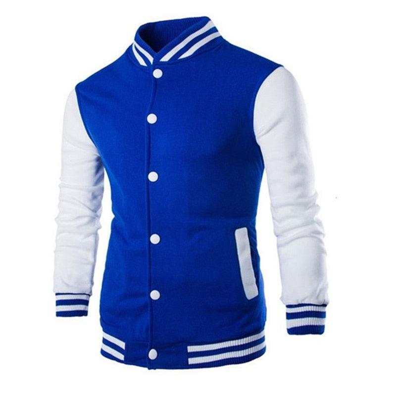 Men's Slim Fit Baseball Jacket Casual Lightweight College Coat