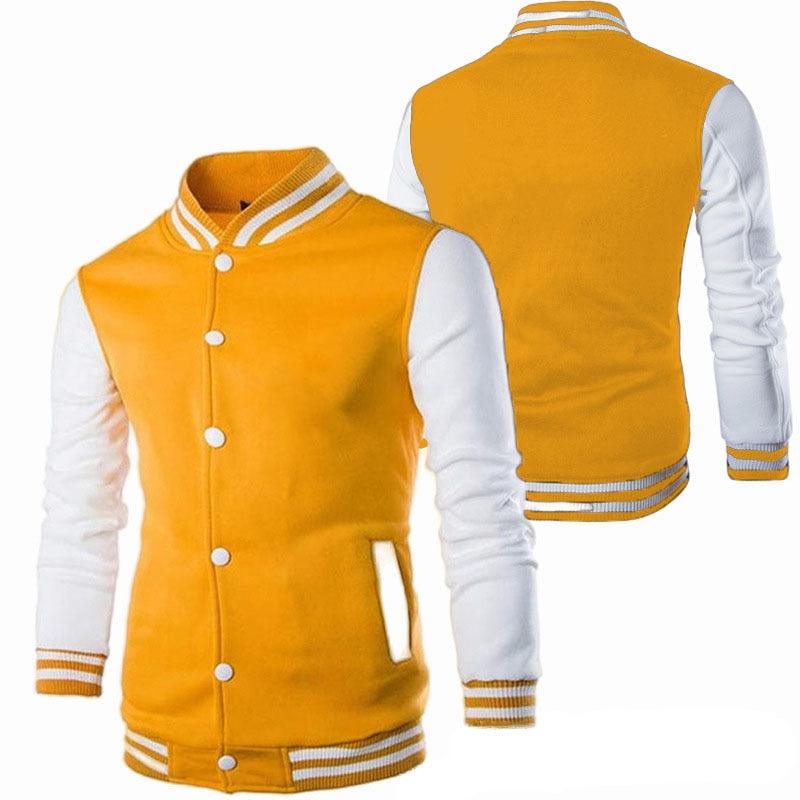 Men's Slim Fit Baseball Jacket Casual Lightweight College Coat