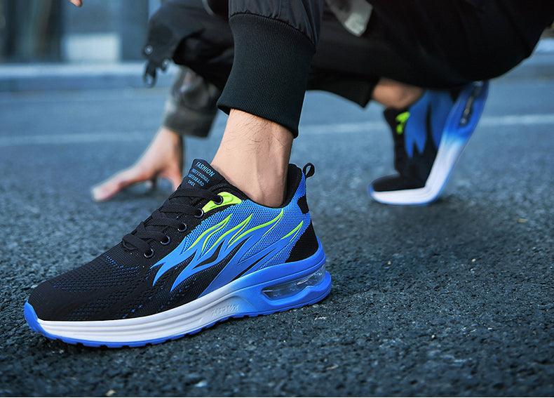 Unisex Abstract Knit Air Cushion Running Sneakers Sport Trainers