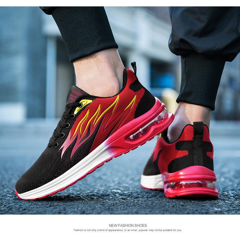 Unisex Abstract Knit Air Cushion Running Sneakers Sport Trainers