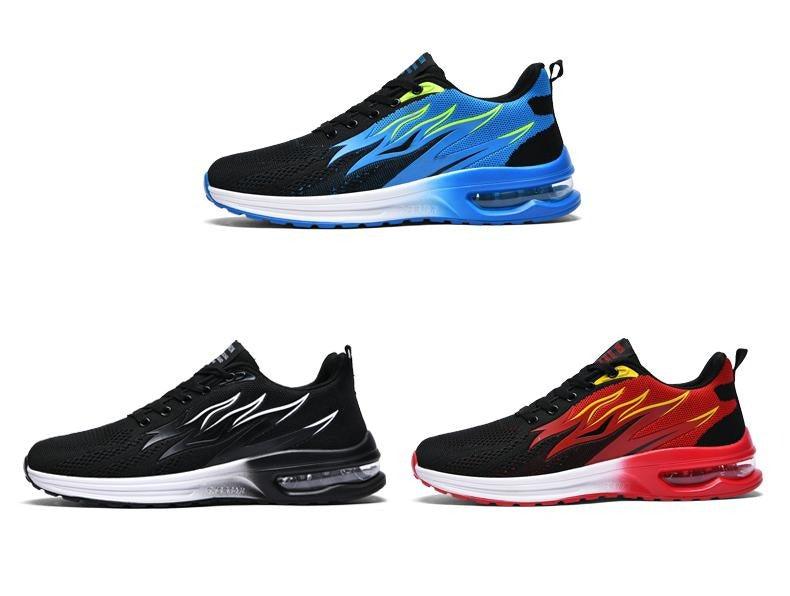 Unisex Abstract Knit Air Cushion Running Sneakers Sport Trainers