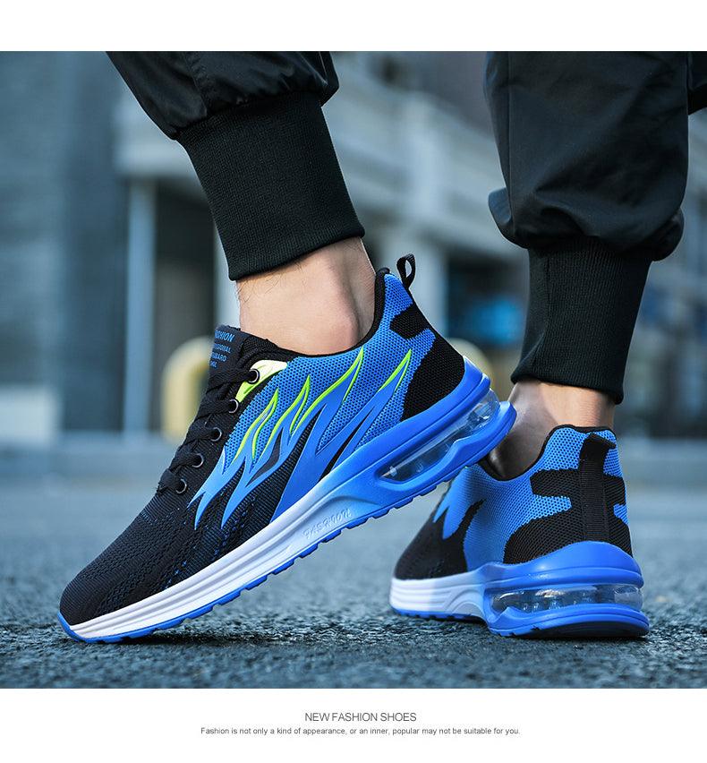 Unisex Abstract Knit Air Cushion Running Sneakers Sport Trainers