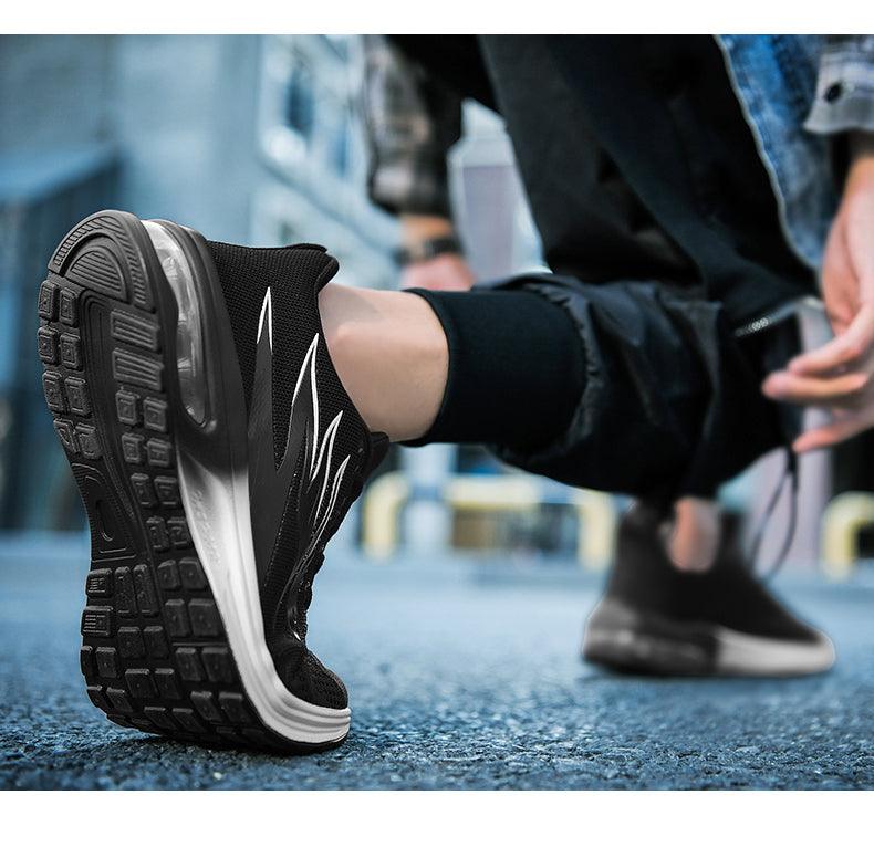 Unisex Abstract Knit Air Cushion Running Sneakers Sport Trainers