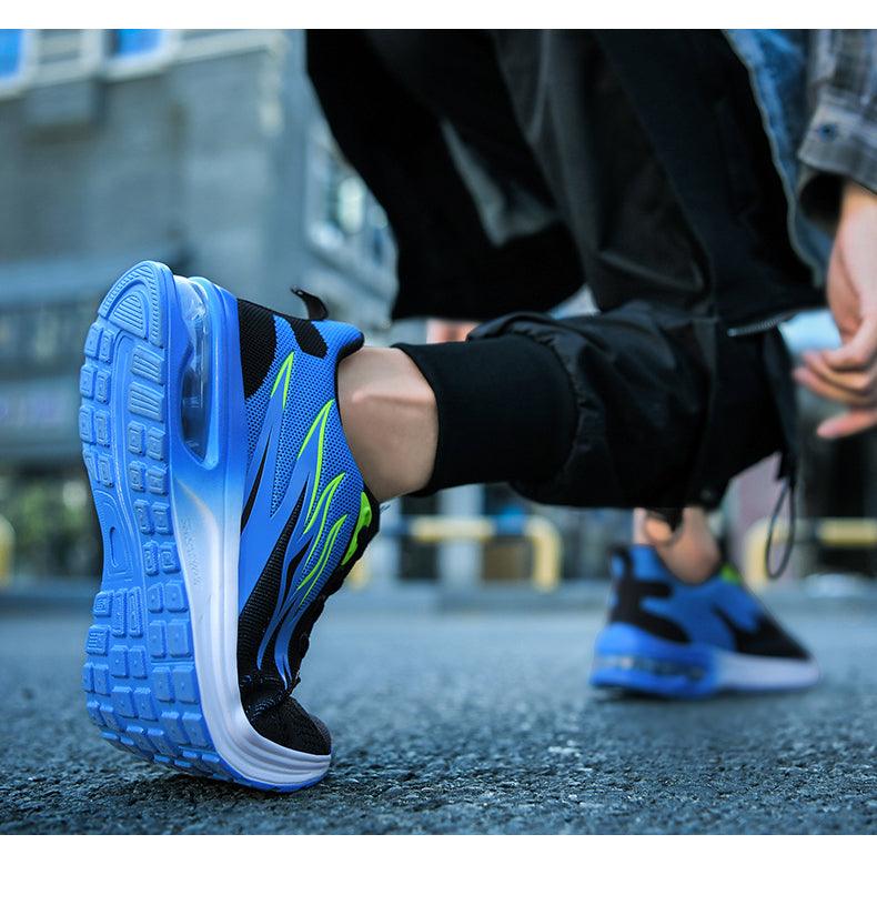 Unisex Abstract Knit Air Cushion Running Sneakers Sport Trainers
