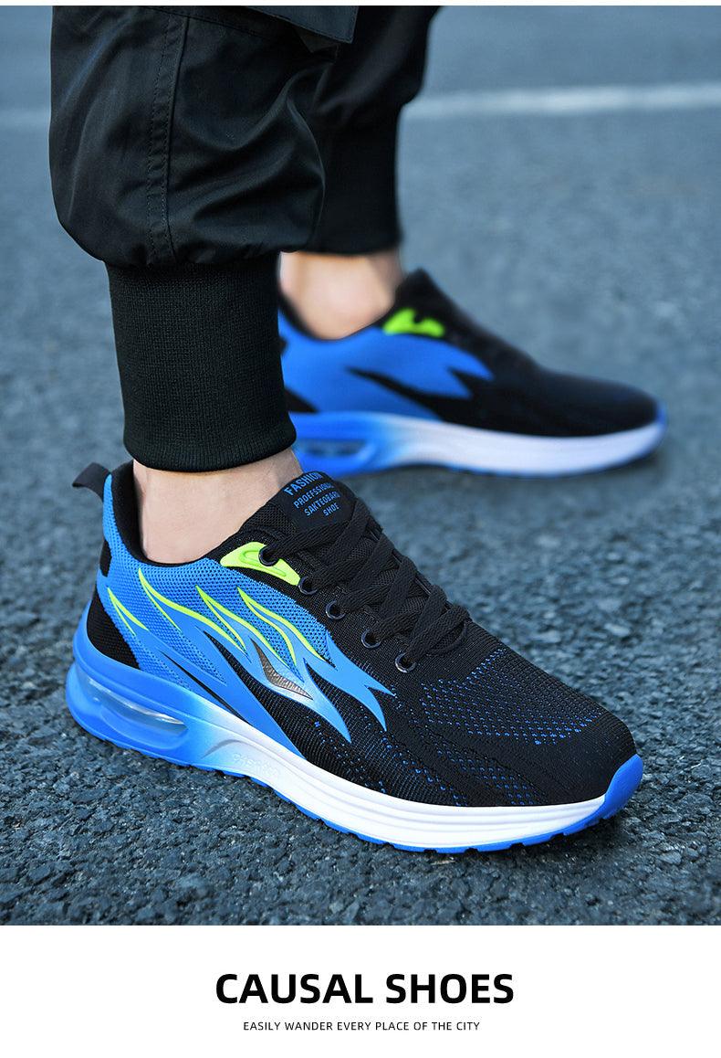 Unisex Abstract Knit Air Cushion Running Sneakers Sport Trainers