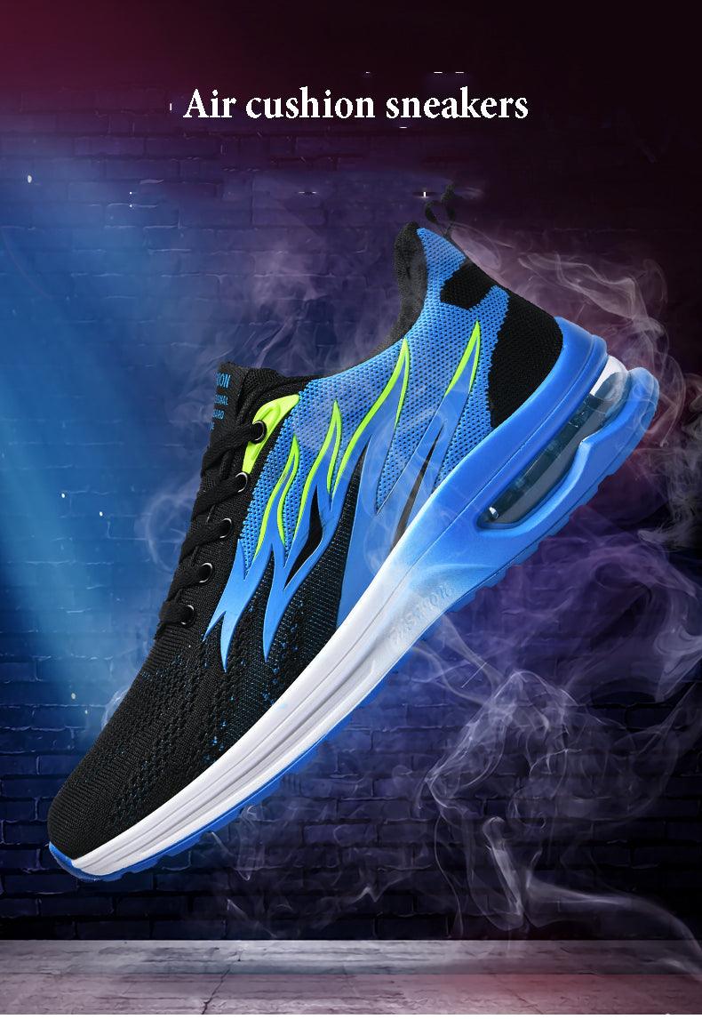 Unisex Abstract Knit Air Cushion Running Sneakers Sport Trainers