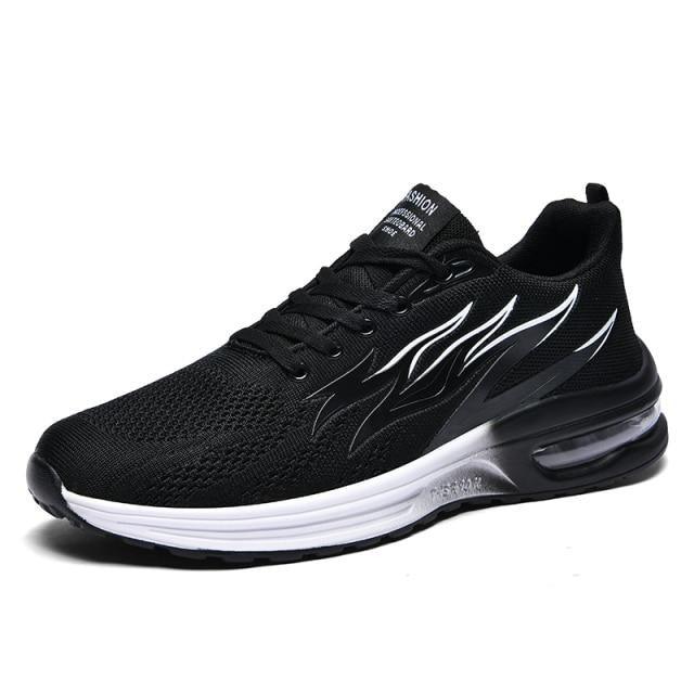 Unisex Abstract Knit Air Cushion Running Sneakers Sport Trainers