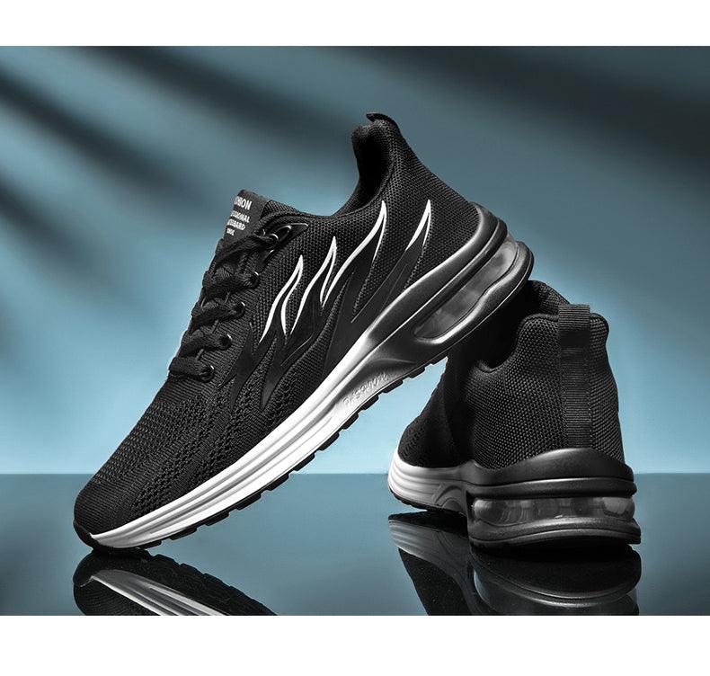 Unisex Abstract Knit Air Cushion Running Sneakers Sport Trainers