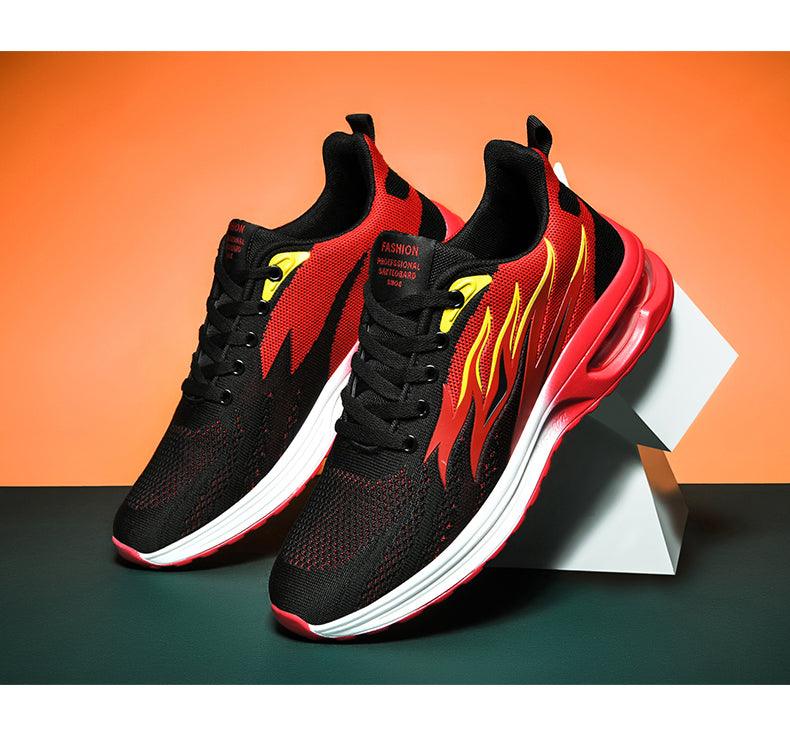 Unisex Abstract Knit Air Cushion Running Sneakers Sport Trainers