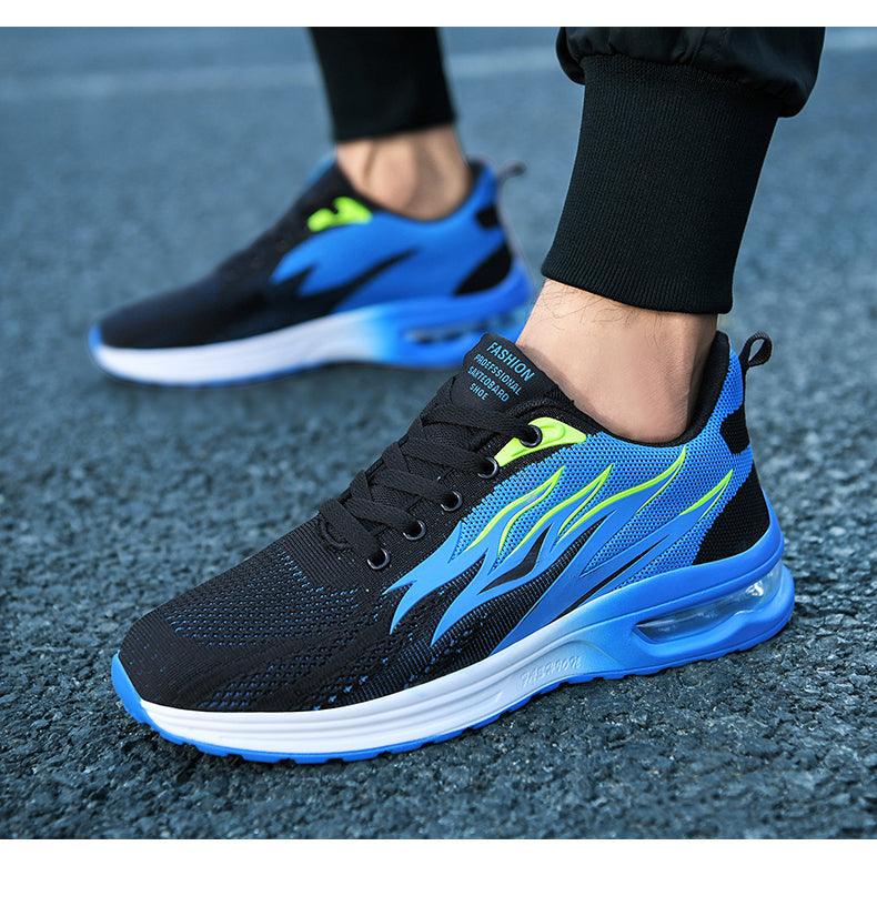 Unisex Abstract Knit Air Cushion Running Sneakers Sport Trainers