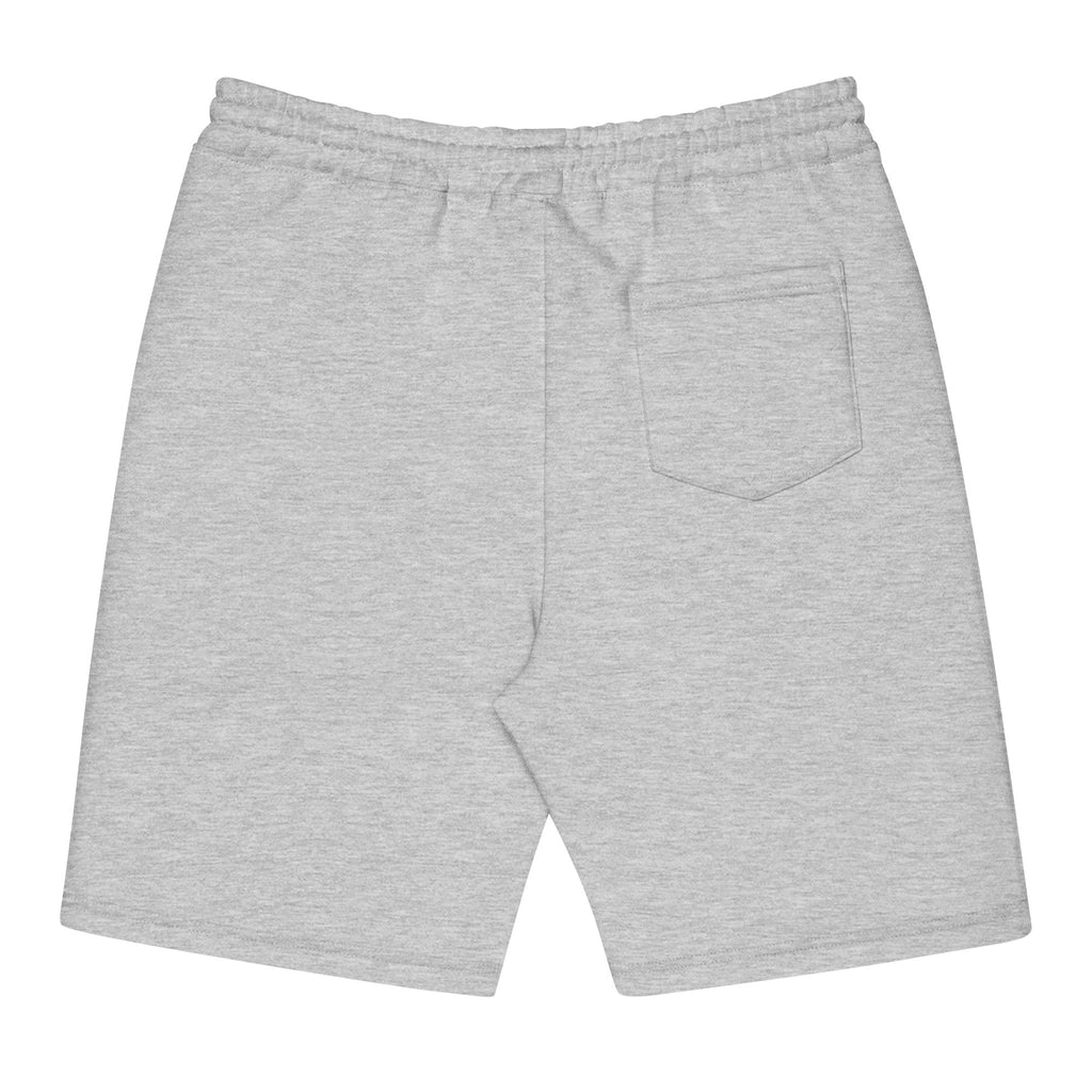 Grey Heather Fleece Shorts with Adjustable Drawcord Waist - Image 2