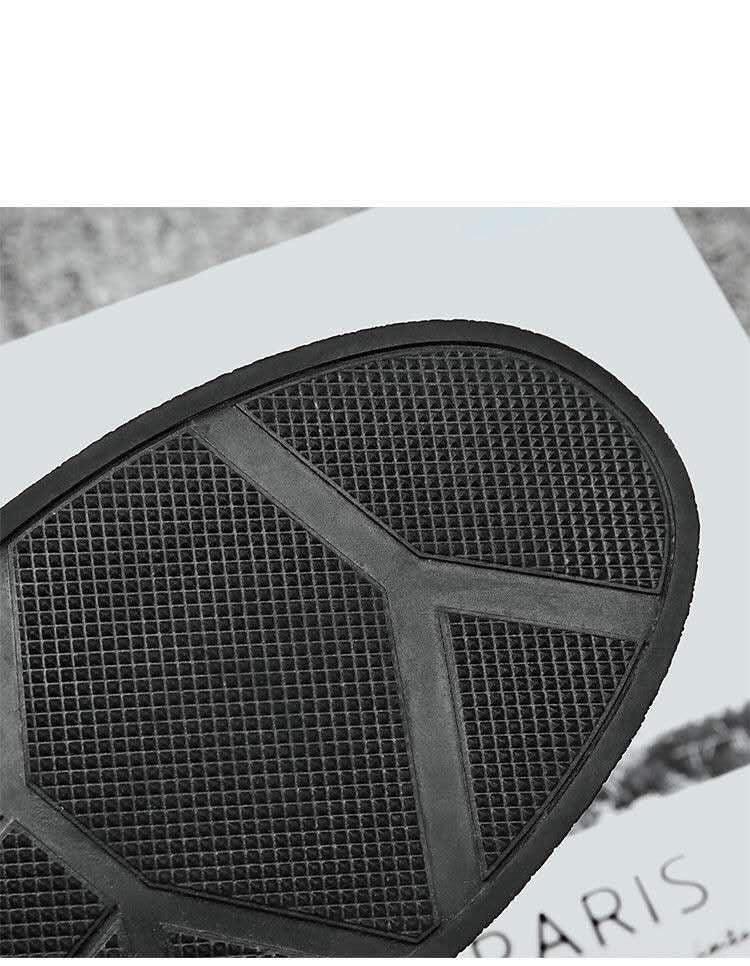 Men’s Leather Urban Streetwear Sneakers – Anti-Slip Walking Shoes