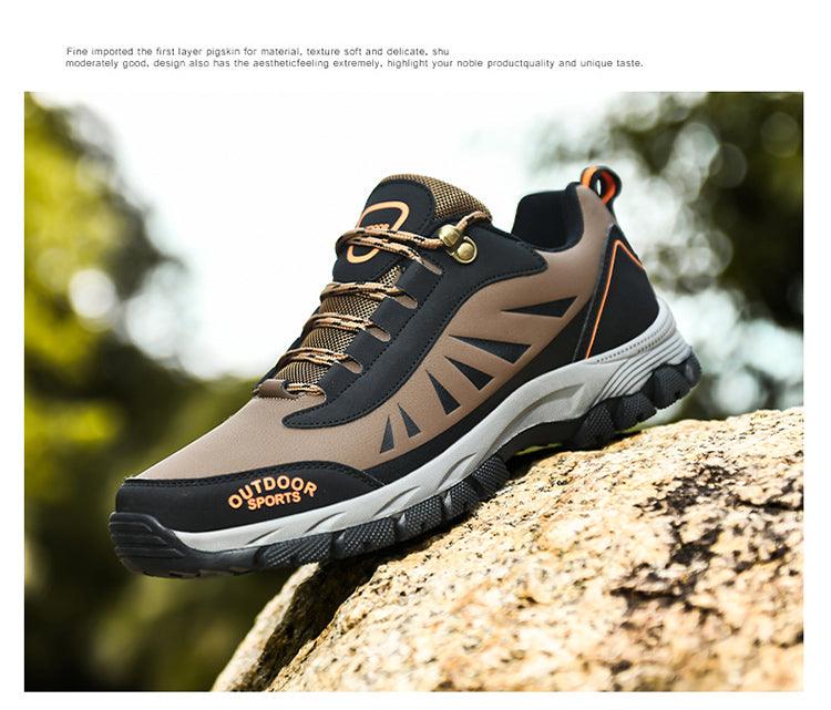Men's Waterproof Hiking Boots Non-Slip Outdoor Walking Shoes