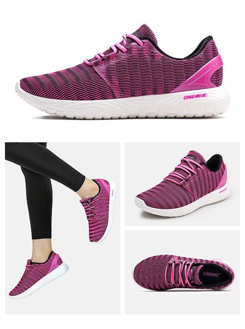 Men's Quick-Dry Lightweight Knit Running Sneakers Slip-On Trainers