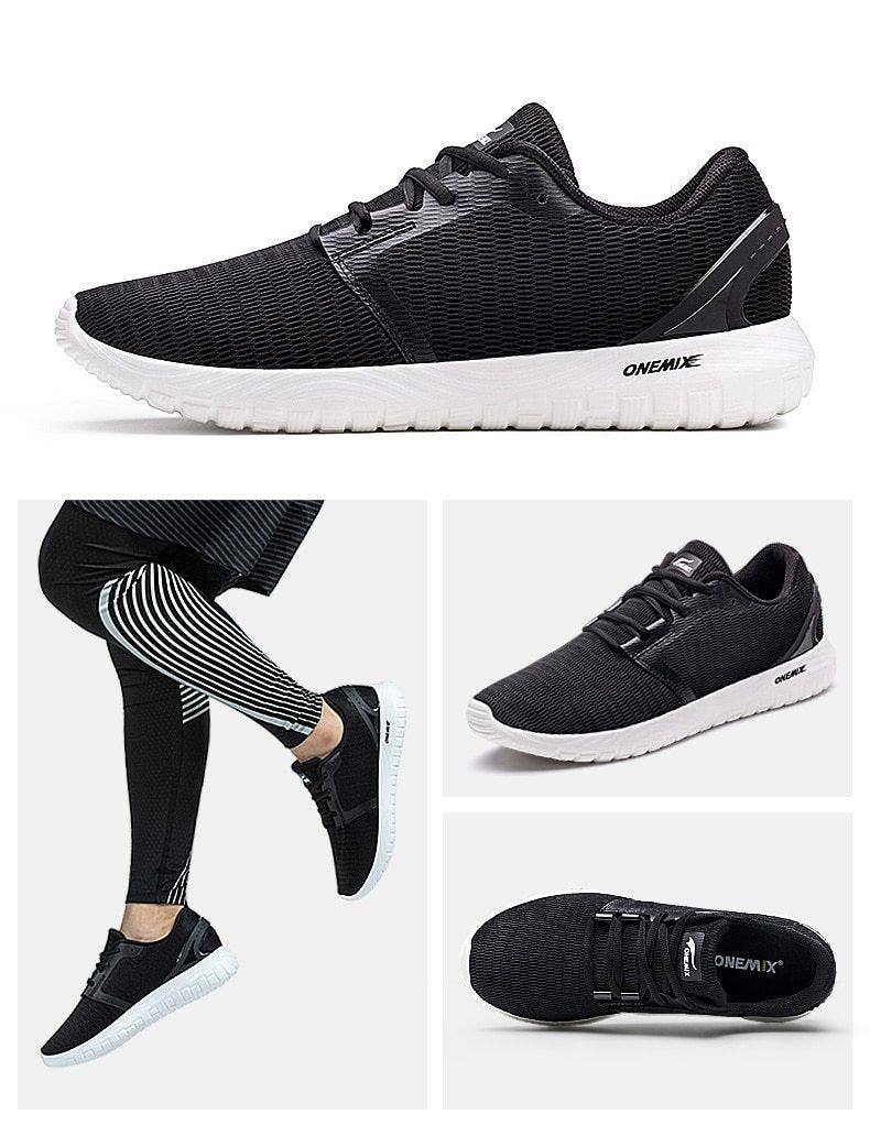 Men's Quick-Dry Lightweight Knit Running Sneakers Slip-On Trainers