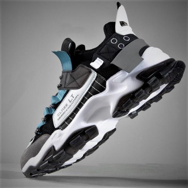 Men's Luxury White Casual Sneakers - Breathable Modern Trainers
