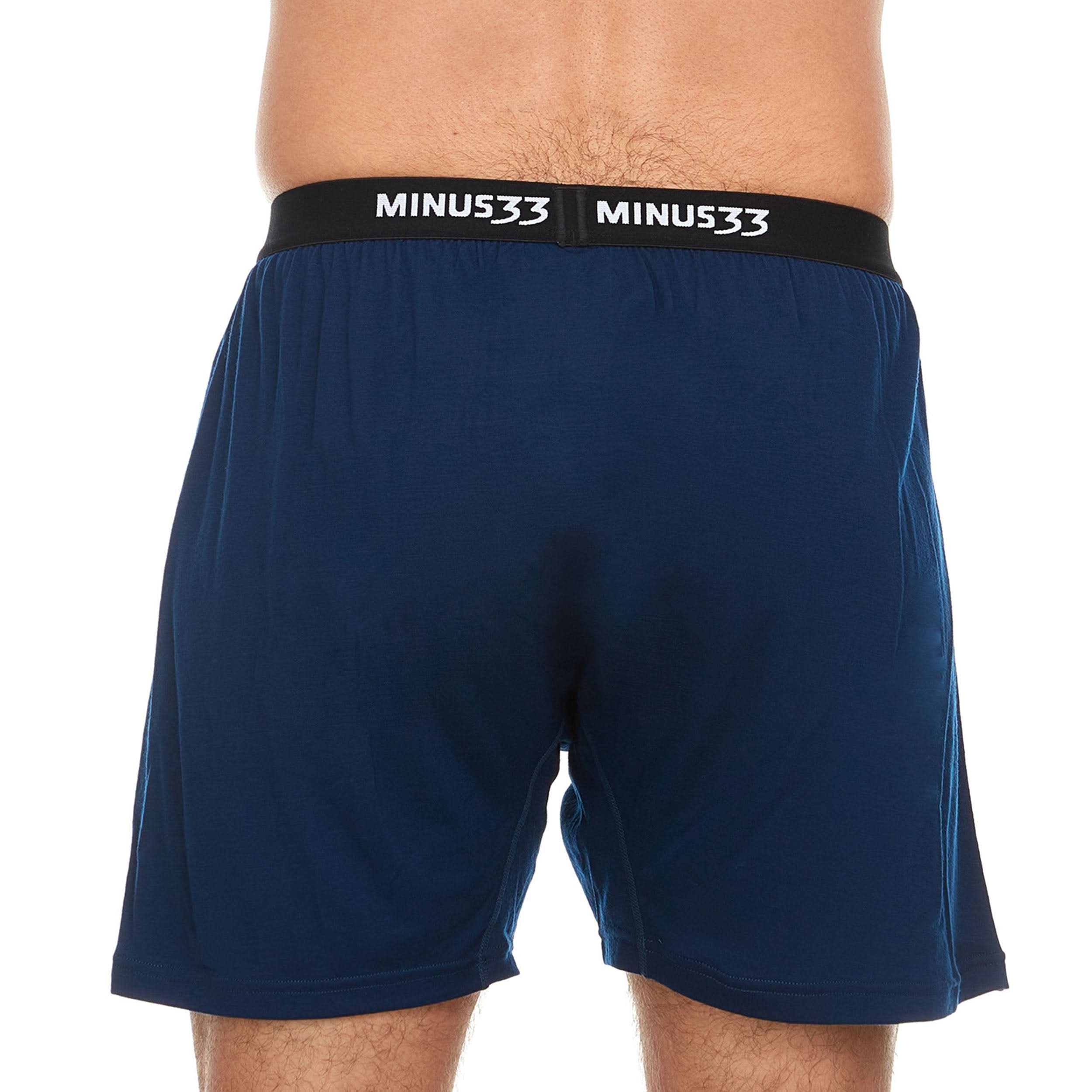 Microweight Men's Merino Wool Boxer Shorts in Olive or Black