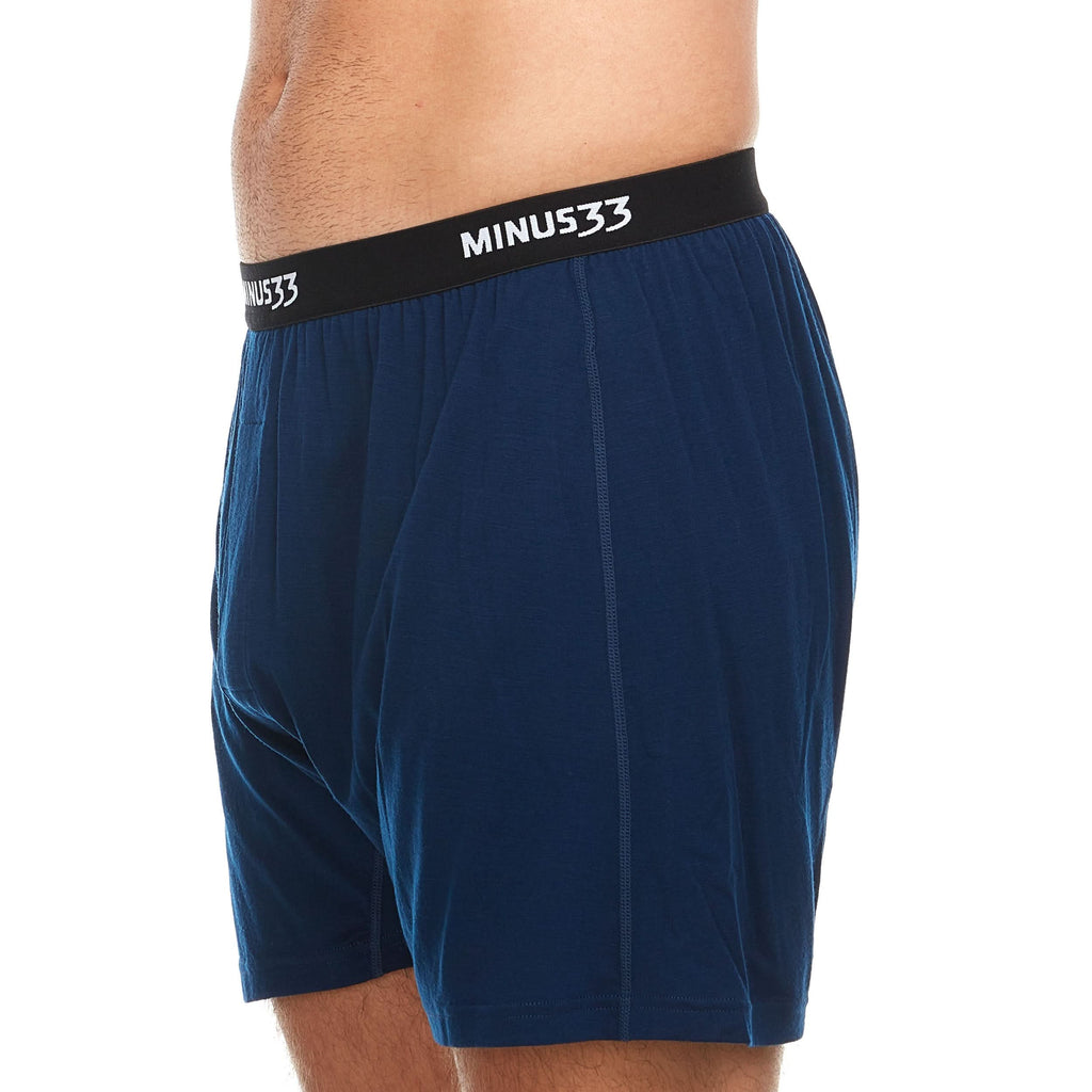 Microweight Men's Merino Wool Boxer Shorts in Olive or Black