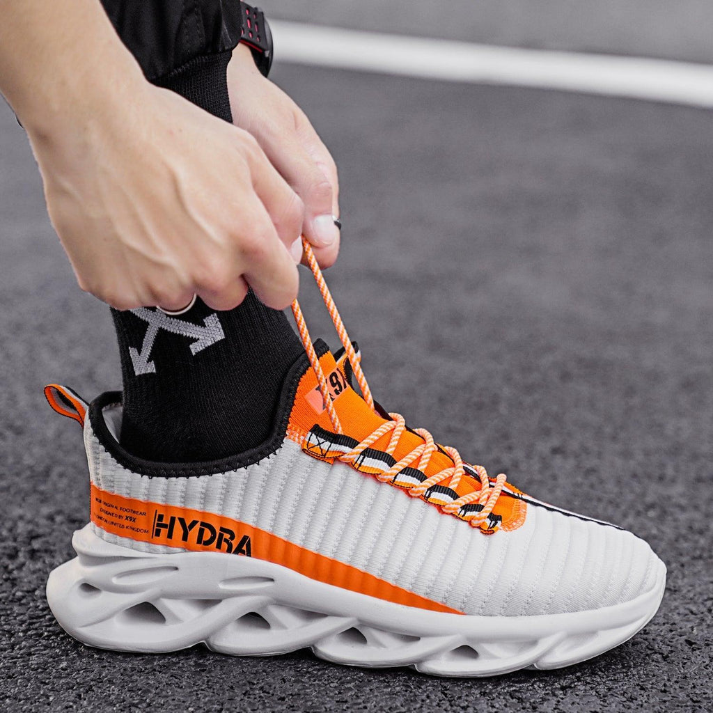Men's Black Breathable Modern Athletic Walking Sneakers