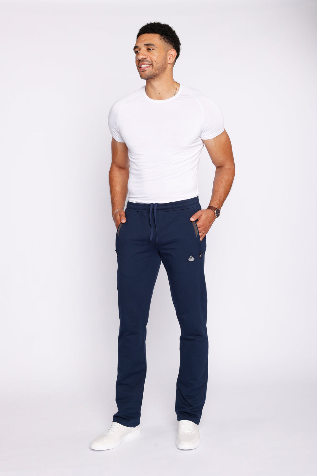 Men's Athletic Straight Fit Sweatpants in Grey - Image 11