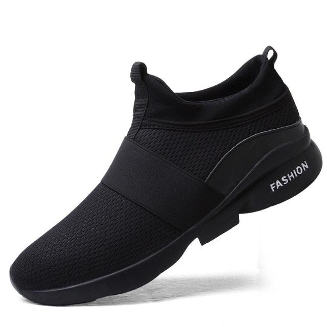Red Lightweight Breathable Mesh Sneakers for Walking & Workout