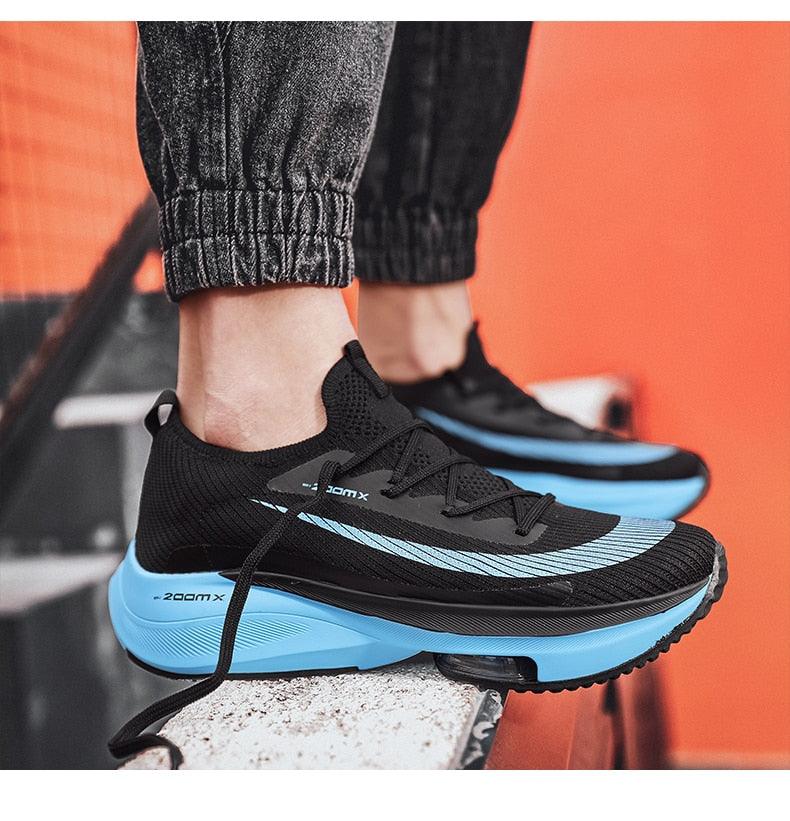 Men's Lightweight Breathable Knit Slip-On Walking Sneakers