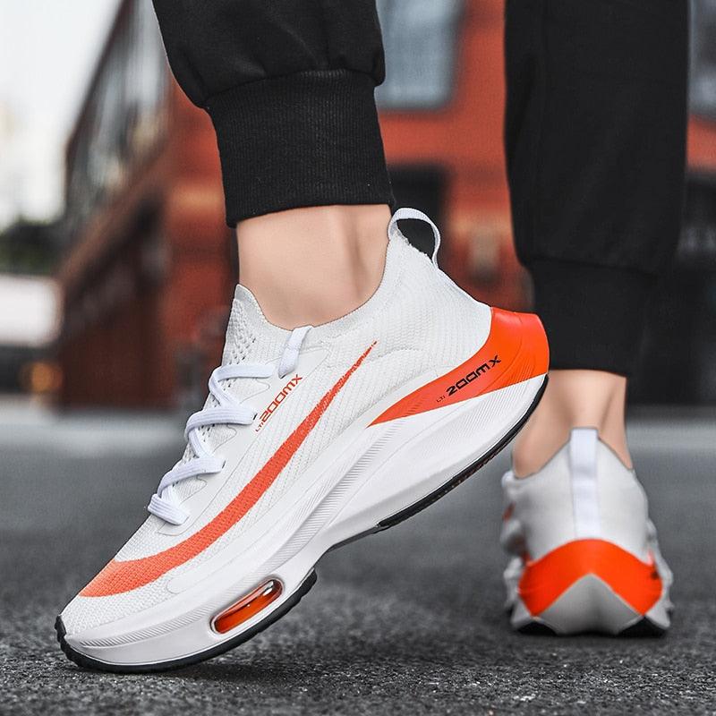 Men's Lightweight Breathable Knit Slip-On Walking Sneakers