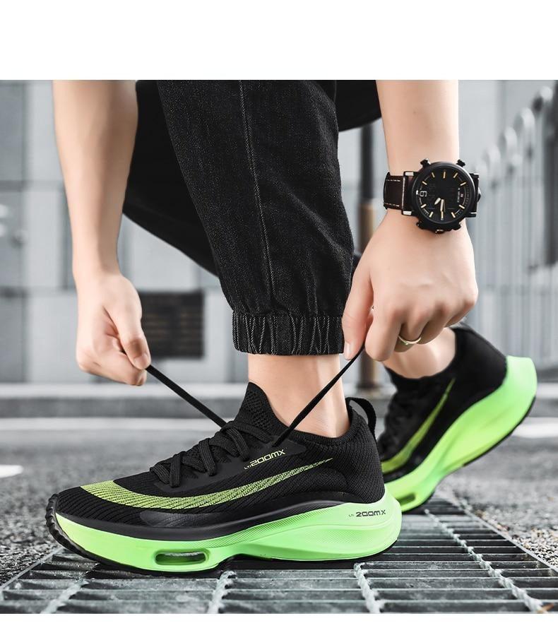 Men's Lightweight Breathable Knit Slip-On Walking Sneakers