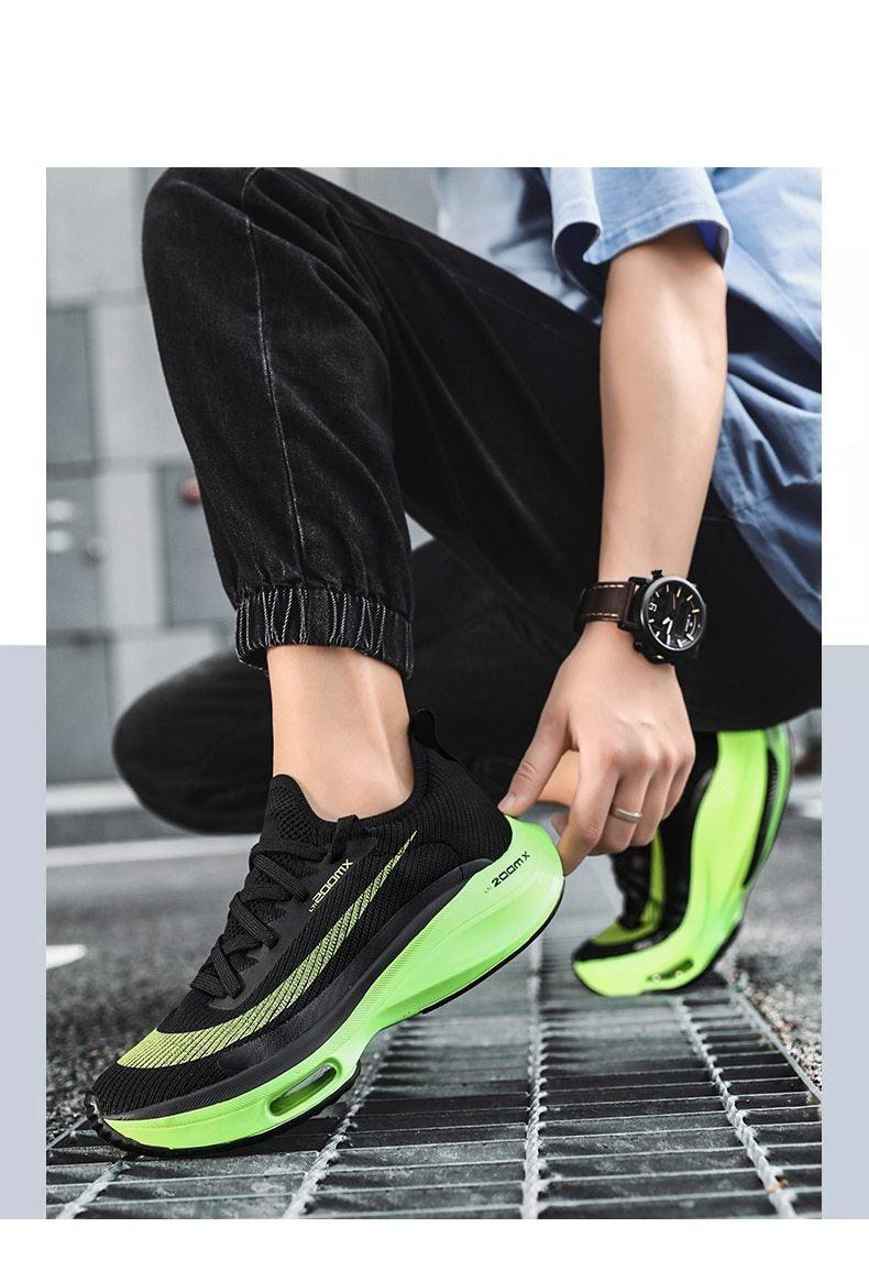 Men's Lightweight Breathable Knit Slip-On Walking Sneakers