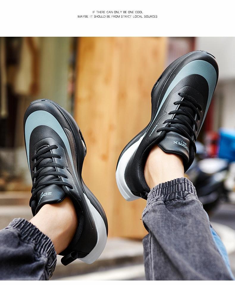 Men's Lightweight Breathable Knit Slip-On Walking Sneakers