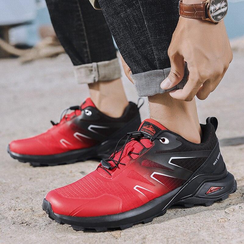 Men's Waterproof Trail Running Shoes for Hiking and Jogging