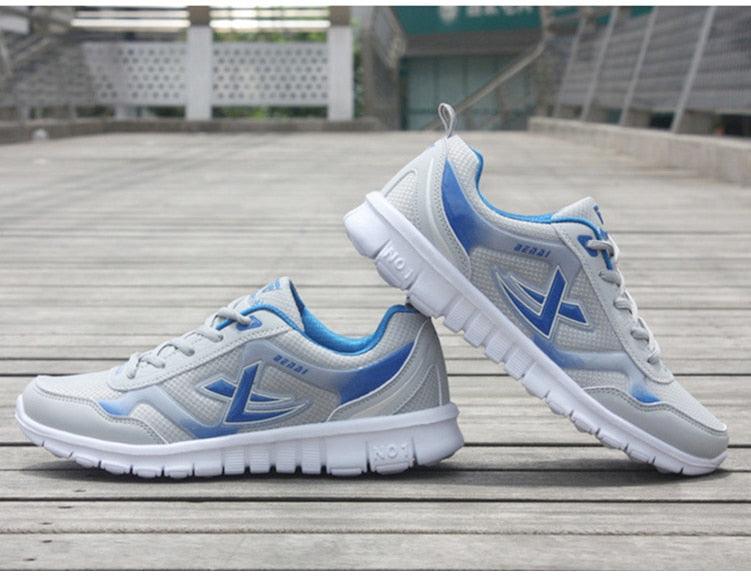 Men's Breathable Mesh Running Sneakers Lightweight Sport Trainers