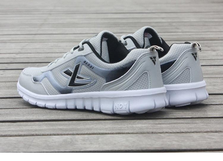 Men's Breathable Mesh Running Sneakers Lightweight Sport Trainers