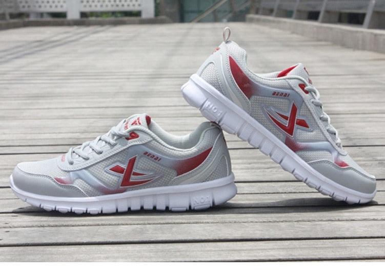 Men's Breathable Mesh Running Sneakers Lightweight Sport Trainers