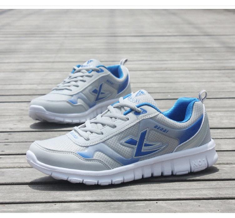 Men's Breathable Mesh Running Sneakers Lightweight Sport Trainers