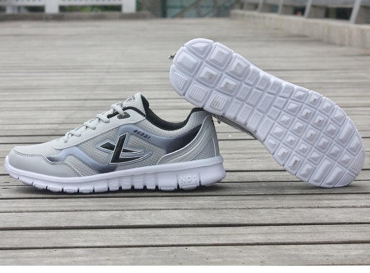 Men's Breathable Mesh Running Sneakers Lightweight Sport Trainers