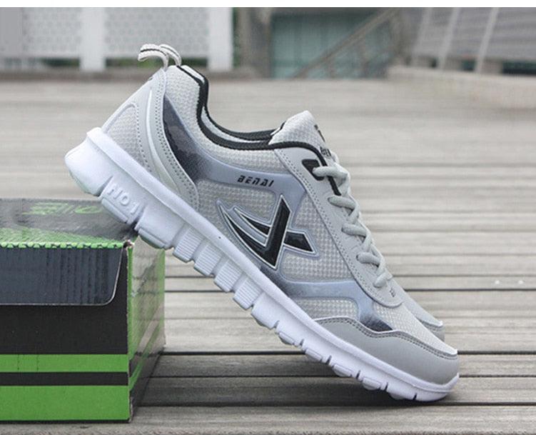Men's Breathable Mesh Running Sneakers Lightweight Sport Trainers