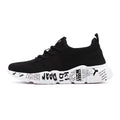 Men's Red Lightweight Breathable Mesh Running Sneakers