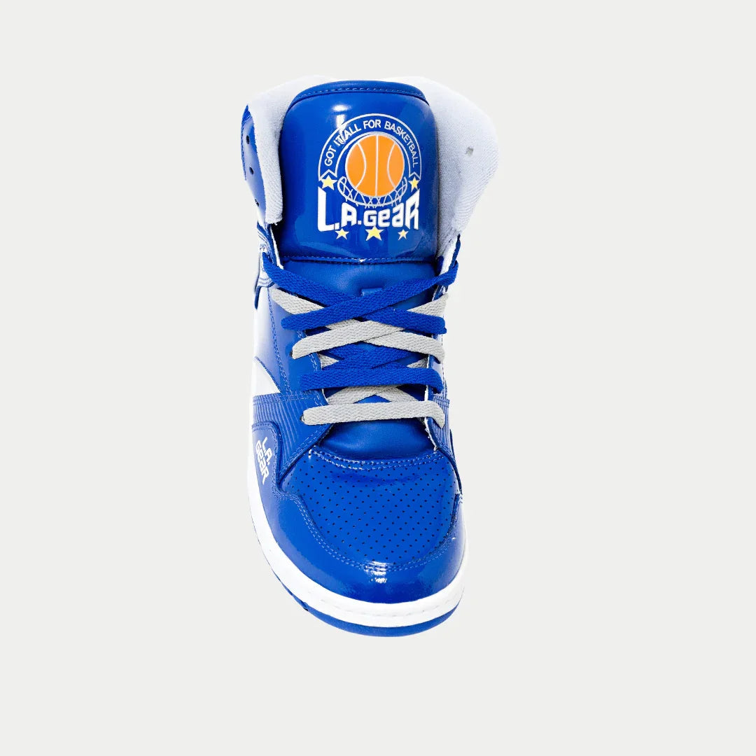 Star Shooter Vintage Hightop Sneakers in Blue