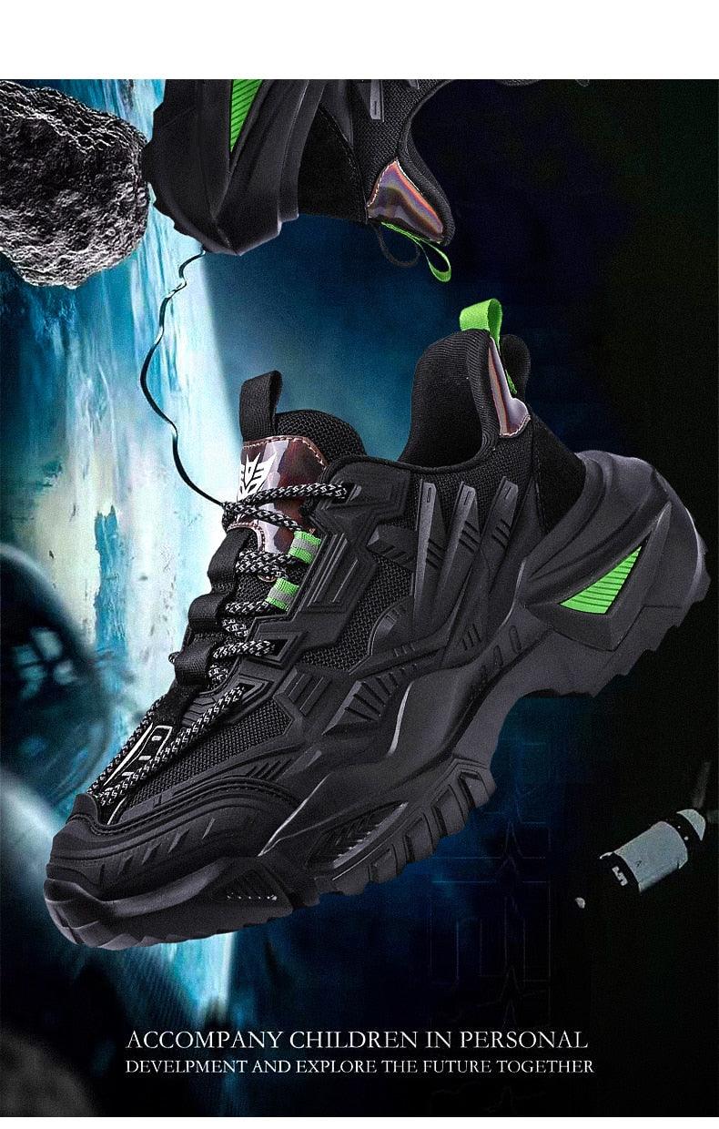 Men's Chunky Platform Sneakers – Height Increasing Casual Shoes