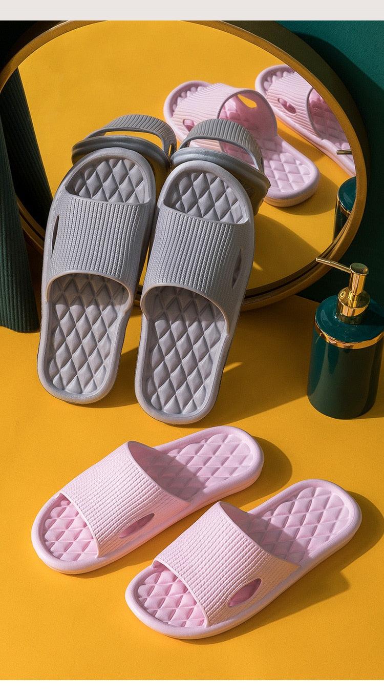 Unisex Lightweight Thicken Cushioned Shower Slide Sandals