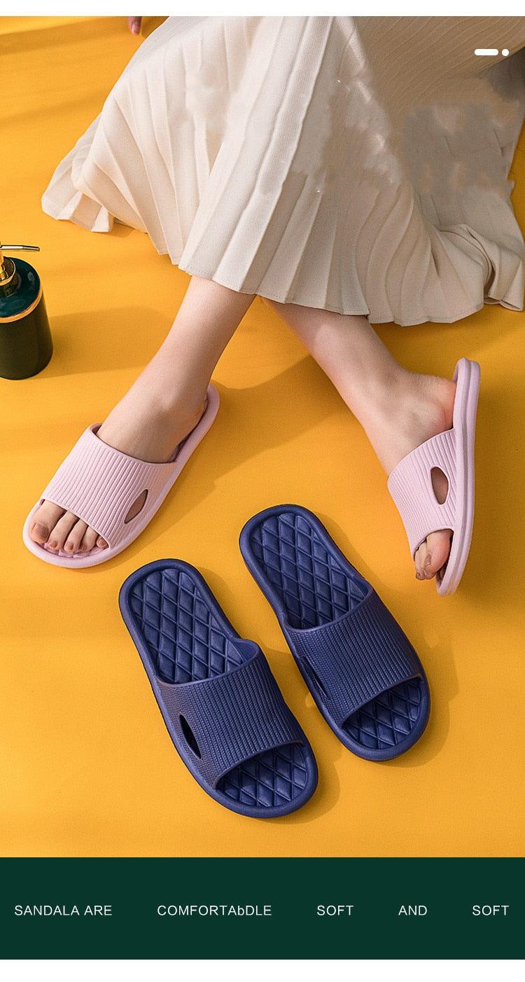 Unisex Lightweight Thicken Cushioned Shower Slide Sandals