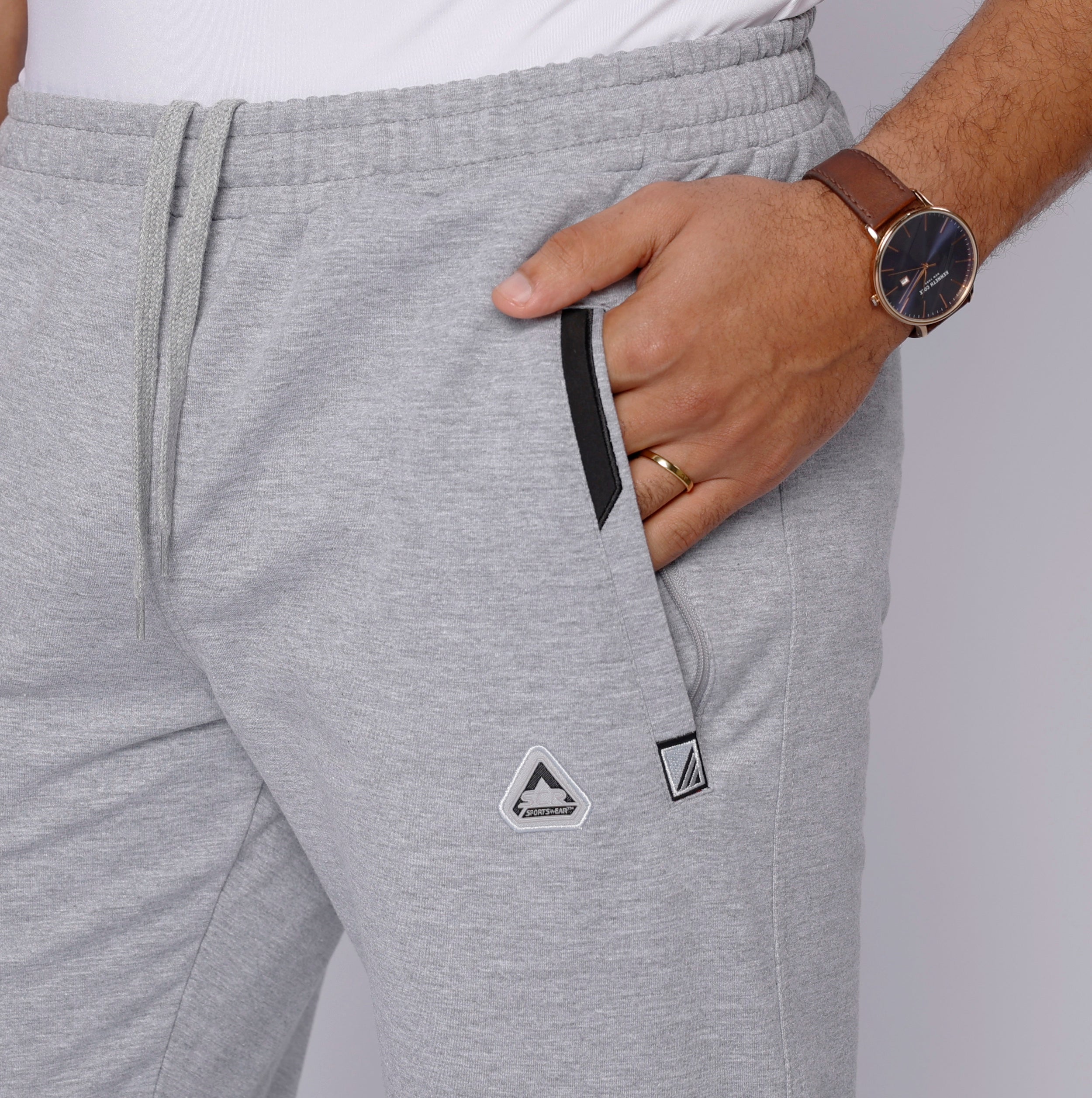 Men's Tall Fit Athletic Sweatpants in Navy Blue - Image 22