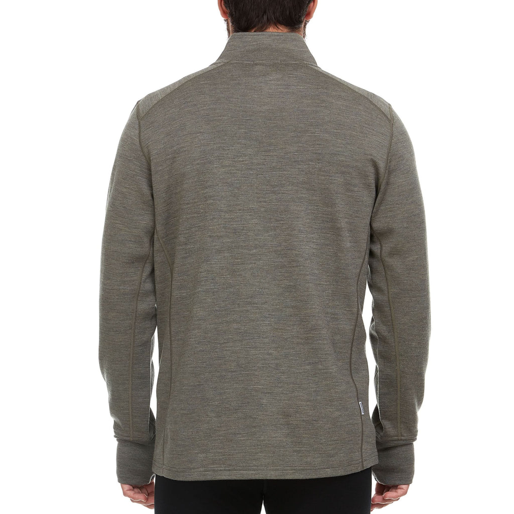 Men's Heavyweight 100% Merino Wool 1/4 Zip Pullover