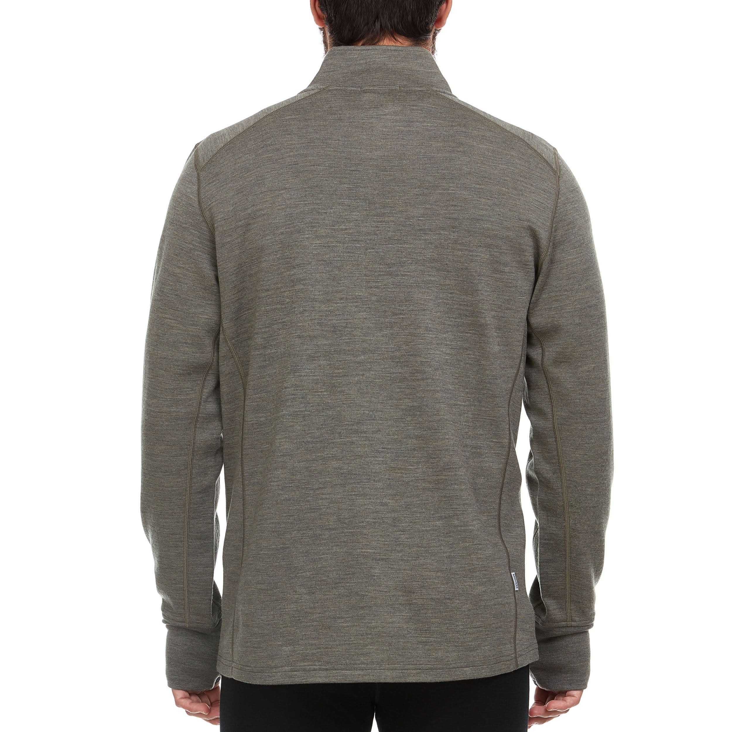 Men's Heavyweight 100% Merino Wool 1/4 Zip Pullover