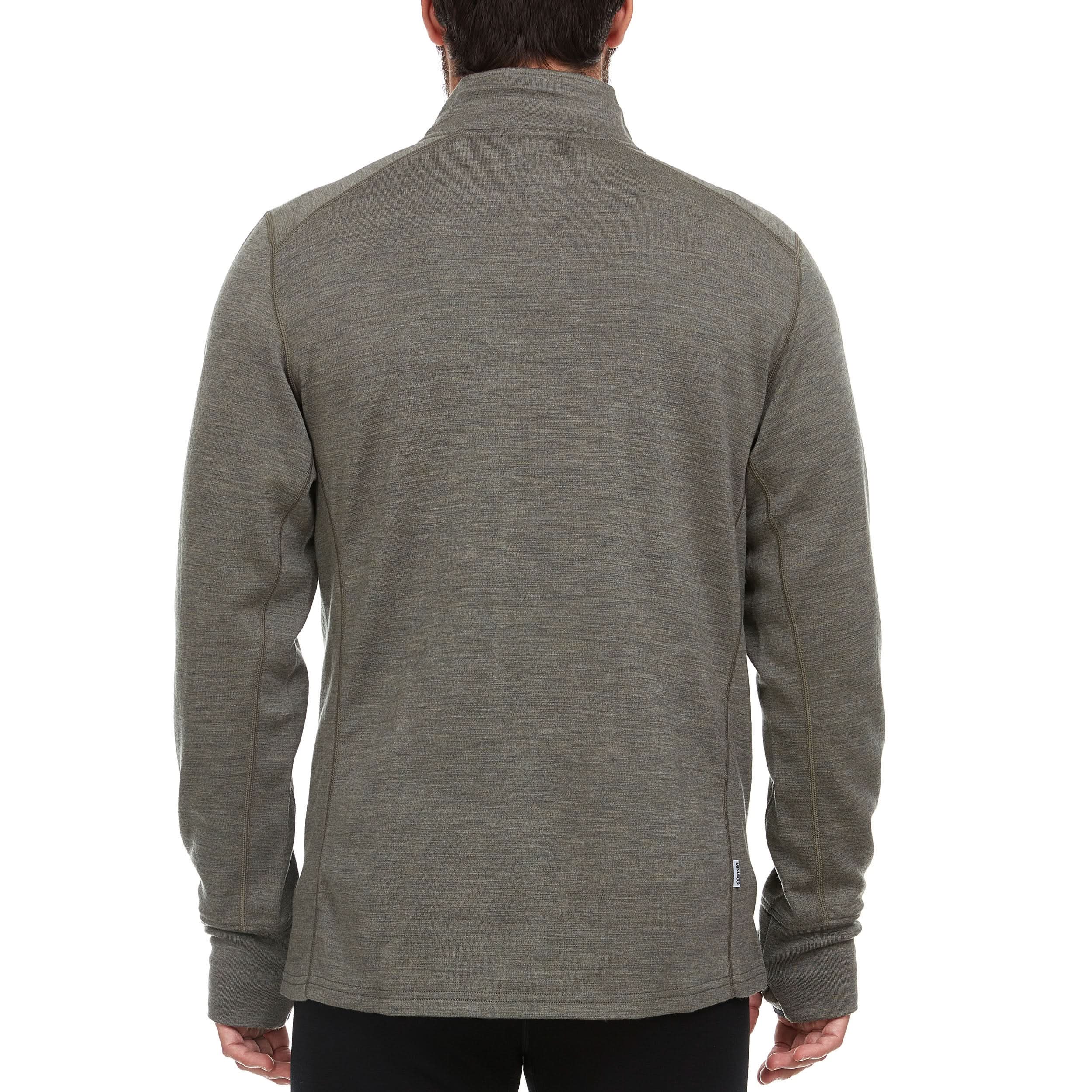 Men's Heavyweight Merino Wool Full Zip Sweater