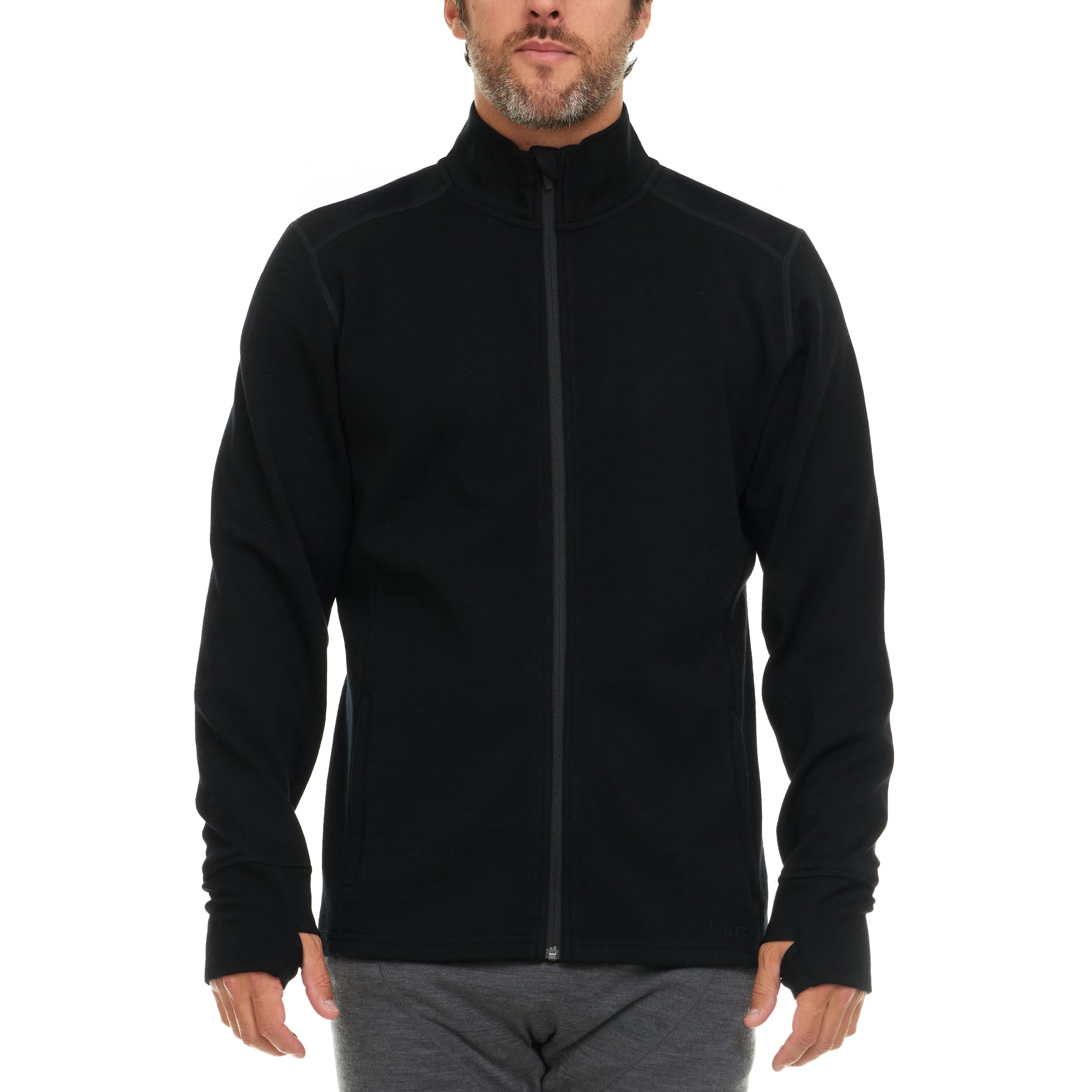 Men's Heavyweight Merino Wool Full Zip Sweater