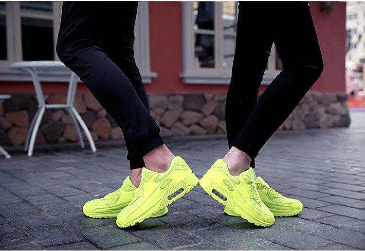 Unisex Air Cushion Mesh Running Sneakers - Streetwear Casual